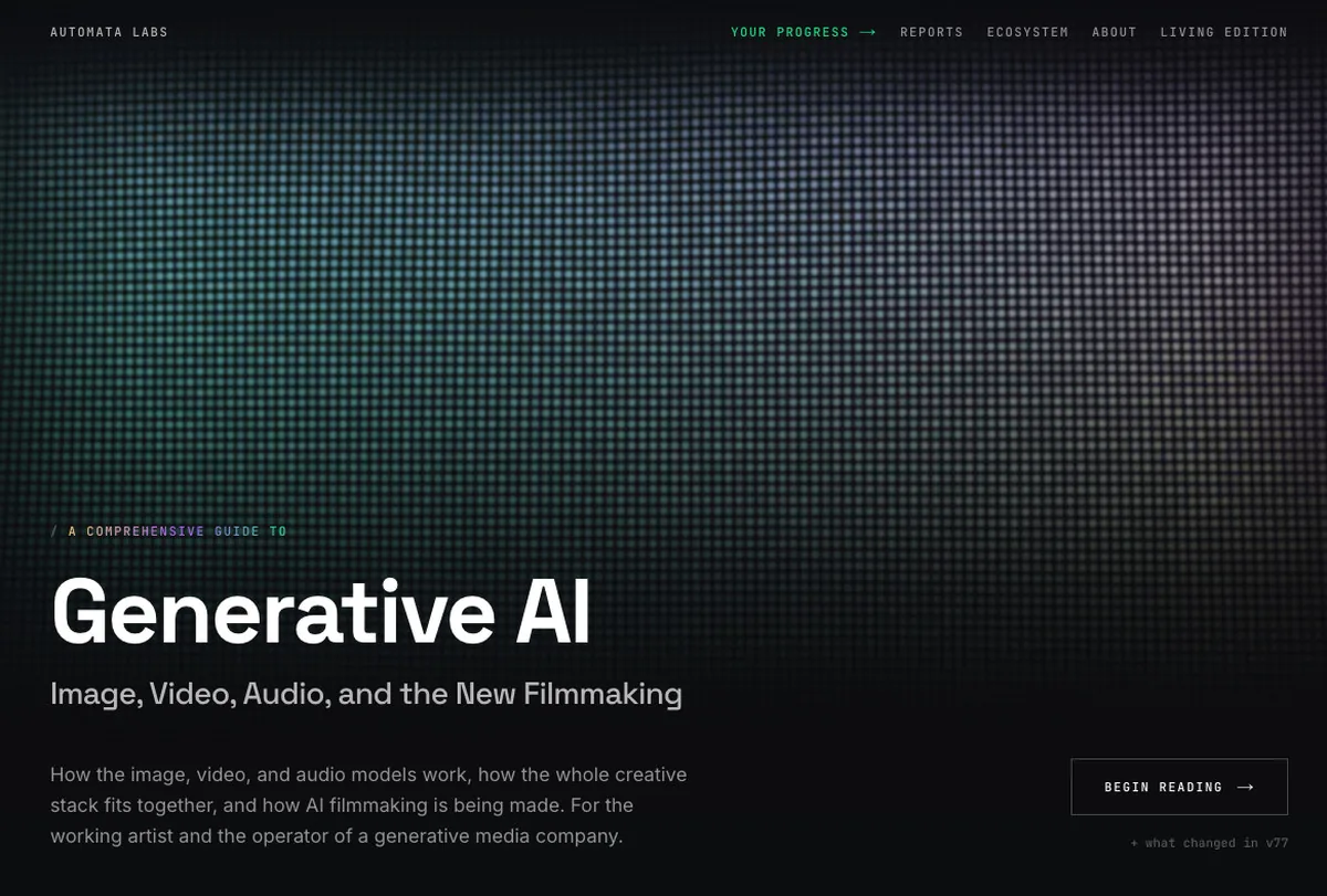 Cover of Generative AI: The 2026 Field Guide