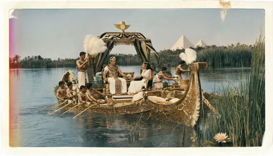 Royal barge on the Nile