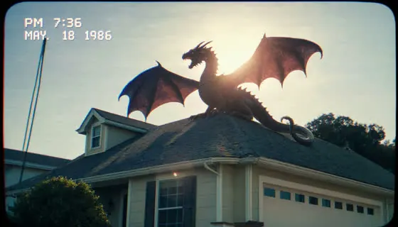 Dragon rooftop