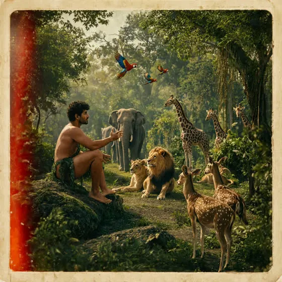Adam names the animals